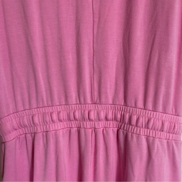 Daily Ritual Pink Drawstring Romper Size Small - Picture 4 of 9